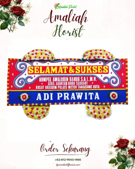 Papan Bunga Ucapan Selamat Tukangkayu